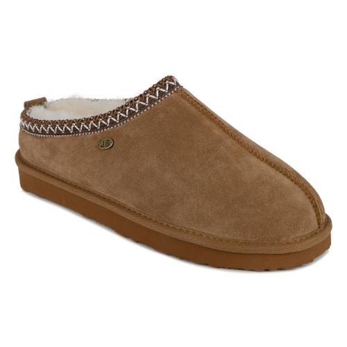 Mens Miles Sheepskin Slipper Chestnut